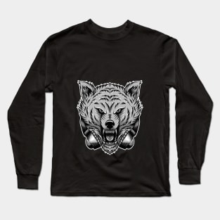 Angry Wolf Long Sleeve T-Shirt